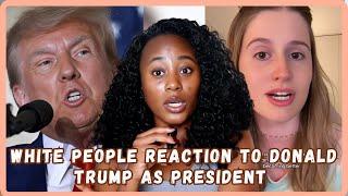 White People Reaction To Donald Trump As The New President Of The United States Of America- Pt2