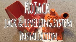 KoJack - Jack & Levelling system -  Installation onto a caravan