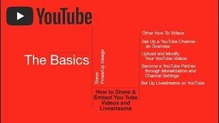 How to Share and Embed YouTube Videos and Live Streams