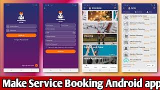 Make Service Booking App || Create Online Service App || UrbanClap Clone App Source code download