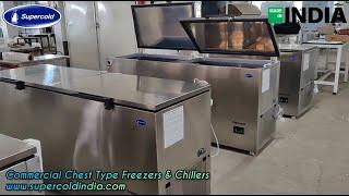 Supercold - Chest Type Freezers & Chillers in Stainless Steel