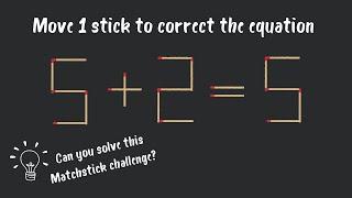 Matchstick Challenge Puzzle | Trivia Game | Direct Trivia