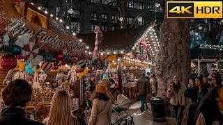  London's First Christmas Markets of 2024 Leicester Square and Southbank Markets [4K HDR]