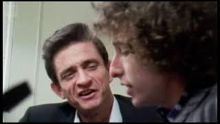 Bob Dylan and Johnny Cash (Rare Piano Clip)