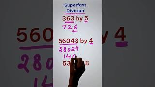 Crazy & Quick Division II Divide Numbers Mentally II Mental Division Tricks #division #mentalmaths