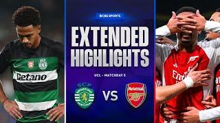 Sporting CP vs. Arsenal: Extended Highlights | UCL League Phase MD 5 | CBS Sports Golazo