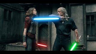 The Witcher with LightSabers (Geralt vs Renfri)