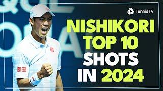 Kei Nishikori: Top 10 Shots In 2024!