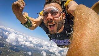 I WENT SKYDIVING FOR THE FIRST TIME?!?!