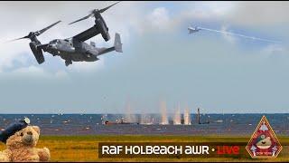 LIVE COMBAT TRAINING RAF HOLBEACH AIR WEAPONS RANGE • LIVE AMMO FIRING & STRAFING 28.01.25