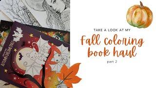 Fall Adult Coloring Book Haul Part 2