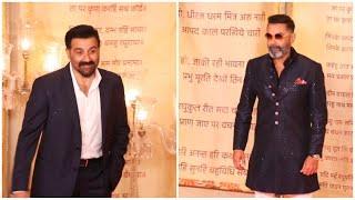 Sunny Deol & Bobby Deol Together At Anant-Radhika Grand Wedding Reception Mangal Utsav