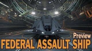 Elite: Dangerous. Federal Assault Ship Review. CQC 1.4 update