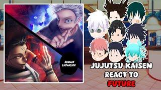 Jujutsu Kaisen react to Gojo vs Sukuna || Future Mangá || GACHA REACT