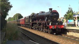 The Dalesman steam train at Clitheroe 20th July 2021