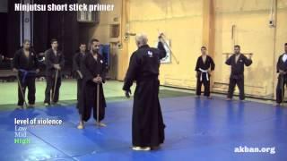 Ninjutsu 'Stick fighting' basics - Hanbo training for the AKBAN wiki