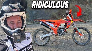 Riding The ALL NEW 2025 KTM EXC-F up INSANE Hill Climbs