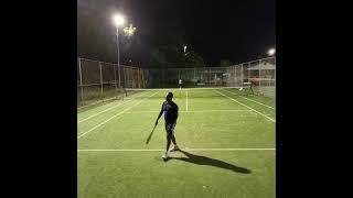 Quick serve gives quick game #tennis #tennissports #tennisserve #tennisace