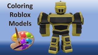 How To Professionally Color and Texture Roblox Models