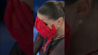 The dissapointment in her coaches face #kamilavalieva #russian #figureskater #2022 #olympics