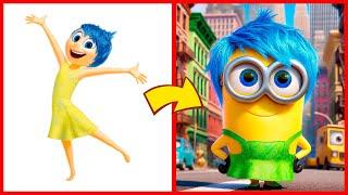 INSIDE OUT 2 as MINIONS - All Characters