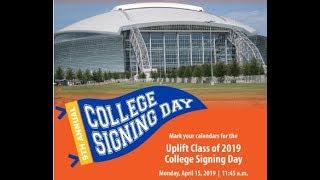 Uplift Education - College Signing Day 2019