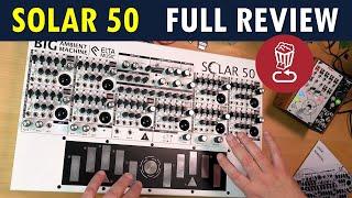 SOLAR 50 Review, full tutorial and patch ideas // Elta Music's 10 voice synth explored