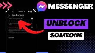 How to Unblock Someone on Messenger | 2023