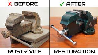 Rusty Vice Restoration | Old Bench Vise Repair | Perfect Restoration