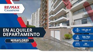 Alquiler Departamento || Miraflores Piso 02 || RE/MAX Champions Perú