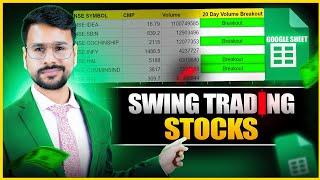 AUTOMATIC Swing Trading Stock Selection with Google Sheet | Swing Trading For Beginners