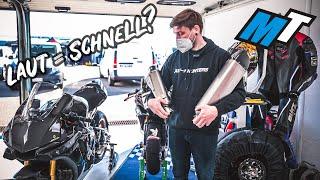 Leise = wenig Leistung? | Lärm auf der Rennstrecke | MototechDE