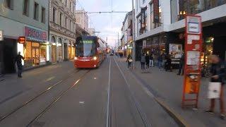 The longest tram line in Bratislava, line #5, Dubravka-Raca (Cab_view)