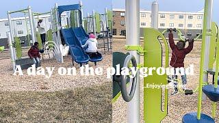 A Day on The Playground| Enjoying the Spring Weather|