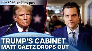 Matt Gaetz Withdraws: Does Trump's Power Have Limits? | Vantage on Firstpost