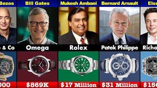 Richest People and Their Most Expensive Watch