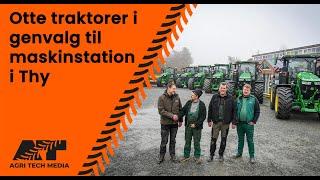  Otte traktorer i genvalg til maskinstation i Thy