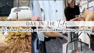 DAY IN THE LIFE | CLEANING | PACK WITH ME  | FALL DECOR HAUL | HOW TO BE PRODUCTIVE | FALL PLANNING