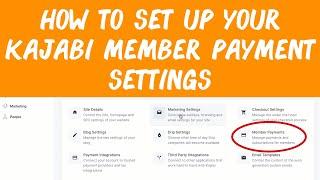 How To Set Up Your Kajabi Member Payments to Self Cancel a Subscription (Travel Lifestyle Course)