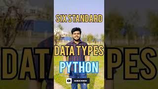 Standard Data Types in Python   | #shorts #youtubeshorts #programming #coding #sad #love #education