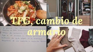 Vlog: CAMBIO DE ARMARIO, elijo TFG | Irene Bravo