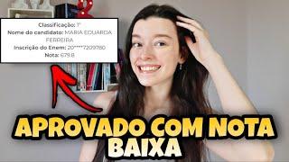 COMO PASSAR NO SISU COM NOTA BAIXA l O que fazer com nota baixa no enem?