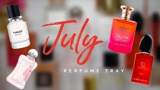 JULY PERFUME TRAY | PERFUMES I WILL BE WEARING THIS MONTH! | AMY GLAM 