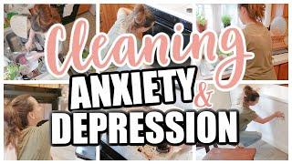 CLEAN HOUSE WITH DEPRESSION AND ANXIETY REAL LIFE MESSY HOUSE SPRING CLEANING  CLEAN WITH DEPRESSION