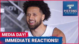 DETROIT PISTONS MEDIA DAY IMMEDIATE REACTION/TAKEAWAYS!