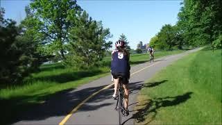 50 km easy bike ride along Ottawa River