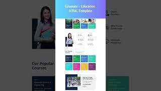 Edumate – Education HTML Template #htmltemplate #websitetemplate