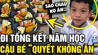 Ăn tổng kết năm học, cậu bé nhất 'QUYẾT KHÔNG ĂN' để lấy phần cho 'MẸ VÀ EM' | Tin Nhanh Official