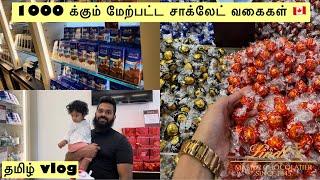 DISCOVER LINDT CHOCOLATE SHOP WITH US| MORE THAN 1000 VARIETY| CANADA Tamil Vlog