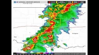 Tornado Warnings Across the Central US!